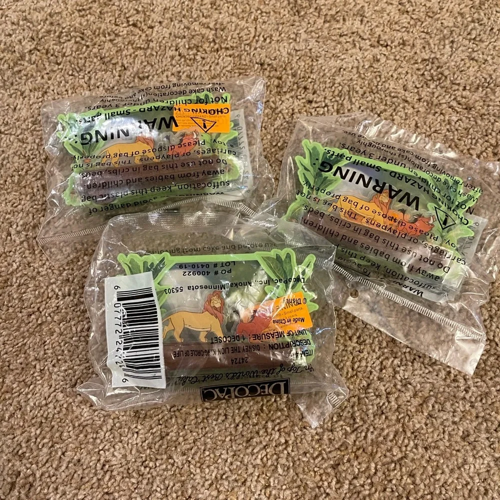 The Lion King Cake Topper Set